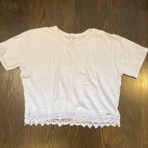 Hollister Lace Bottom Tee